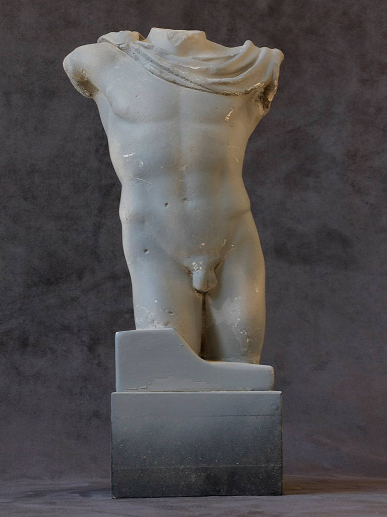 Torso of Hermes Poured Marble Sculpture