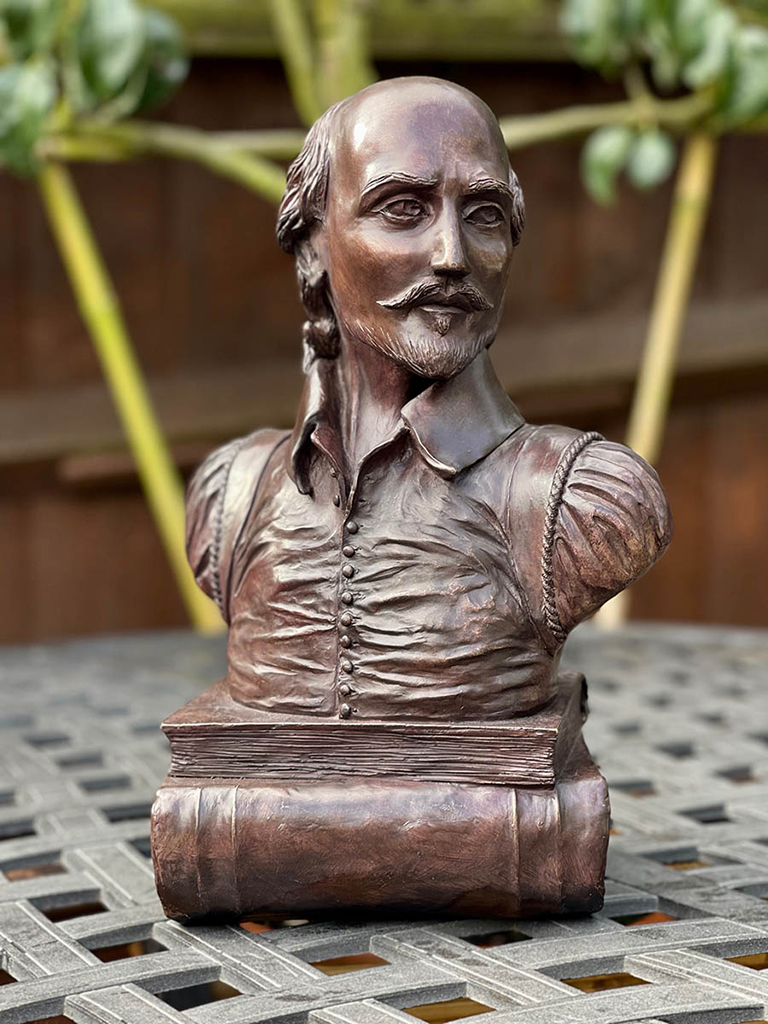 William Shakespeare Cold Cast Bronze Sculpture