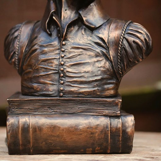 William Shakespeare Bronze Sculpture Bust